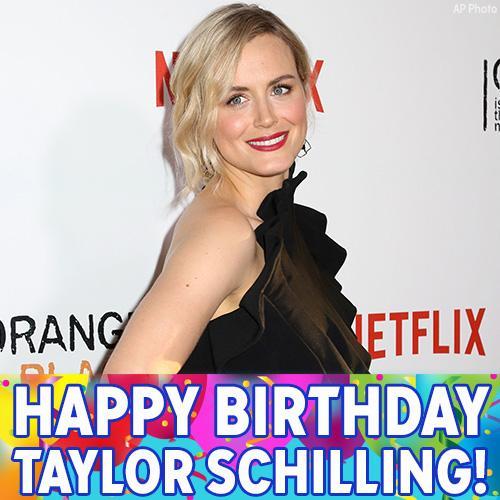 Happy Birthday to \"Orange is the New Black\" star Taylor Schilling! 