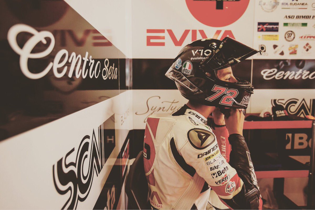 teamSic58's tweet photo. Free practice are done ✅
Tomorrow is QP day ➡️ GAAAASSSSS ✊🏻🏍💨
#sic58squadracorse #ETC #EuropeanTalentCup #patacca #falzone #bertelle #fimcevrepsol #montella #ieraci #moto3 #eviva #pascucci #ongetta #roadtomotogp #Sic58 https://t.co/JaeJI7W8eQ