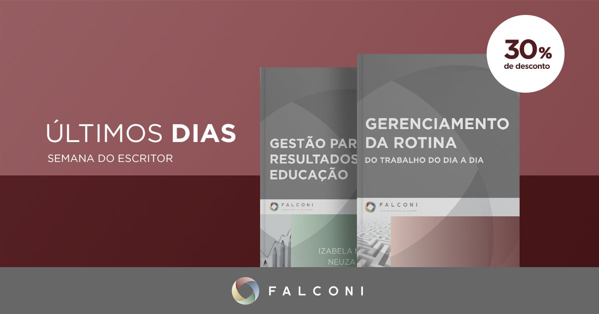 falconioficial's tweet photo. A FALCONI Editora tem uma oferta para você celebrar o Dia do Escritor (25): nesta semana, TODOS os livros impressos estão com 30% de desconto. É sua chance de adquirir os best-sellers do Prof. Falconi e vários outros títulos: https://t.co/cxpfsURtYX https://t.co/ONEcss9snI
