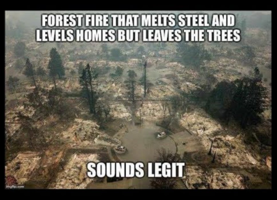 BayleeB79's tweet photo. @kcraBrianHickey @TillsonAol Once again no trees burned down? #CAFirestorms #DEW #DirectEnergyWeapons #CarrFire
@Chuck46435913 @SteerMark @AzSkyWatcher @PamJonesLiberty @danewigington https://t.co/wyEUDeOoL7