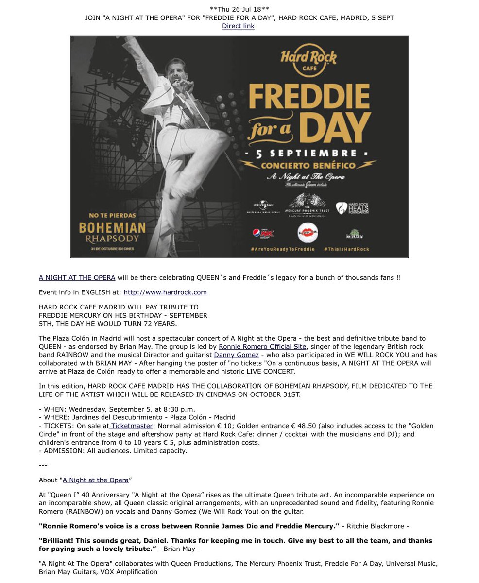 anatopera's tweet image. Thanks @brianmaycom !!
Here we go with @anatopera !! 

#MadridFreddieForADay 
#AreYouReadyToFreddie 
#ThisIsHardRock

brianmay.com/queen/queennew…