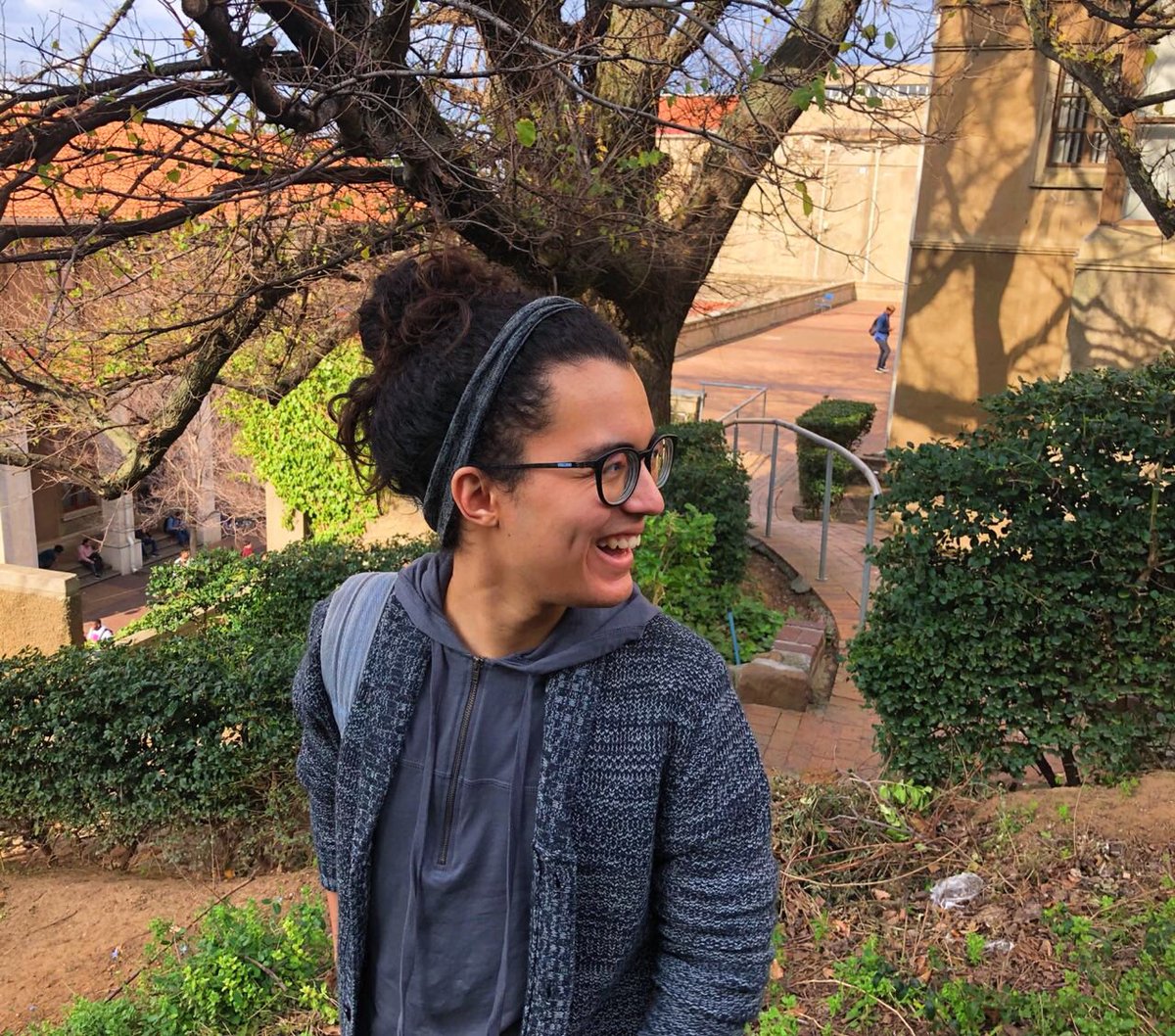 HerCampusUCT's tweet photo. #HumxnsOfUCT: Meet Kyle Khan. He's a self-taught Polyglot 👨🏽‍🏫who believes there is always something new to learn with languages. Read more about him here: https://t.co/T86F9rQP58… https://t.co/fnARZhvV70