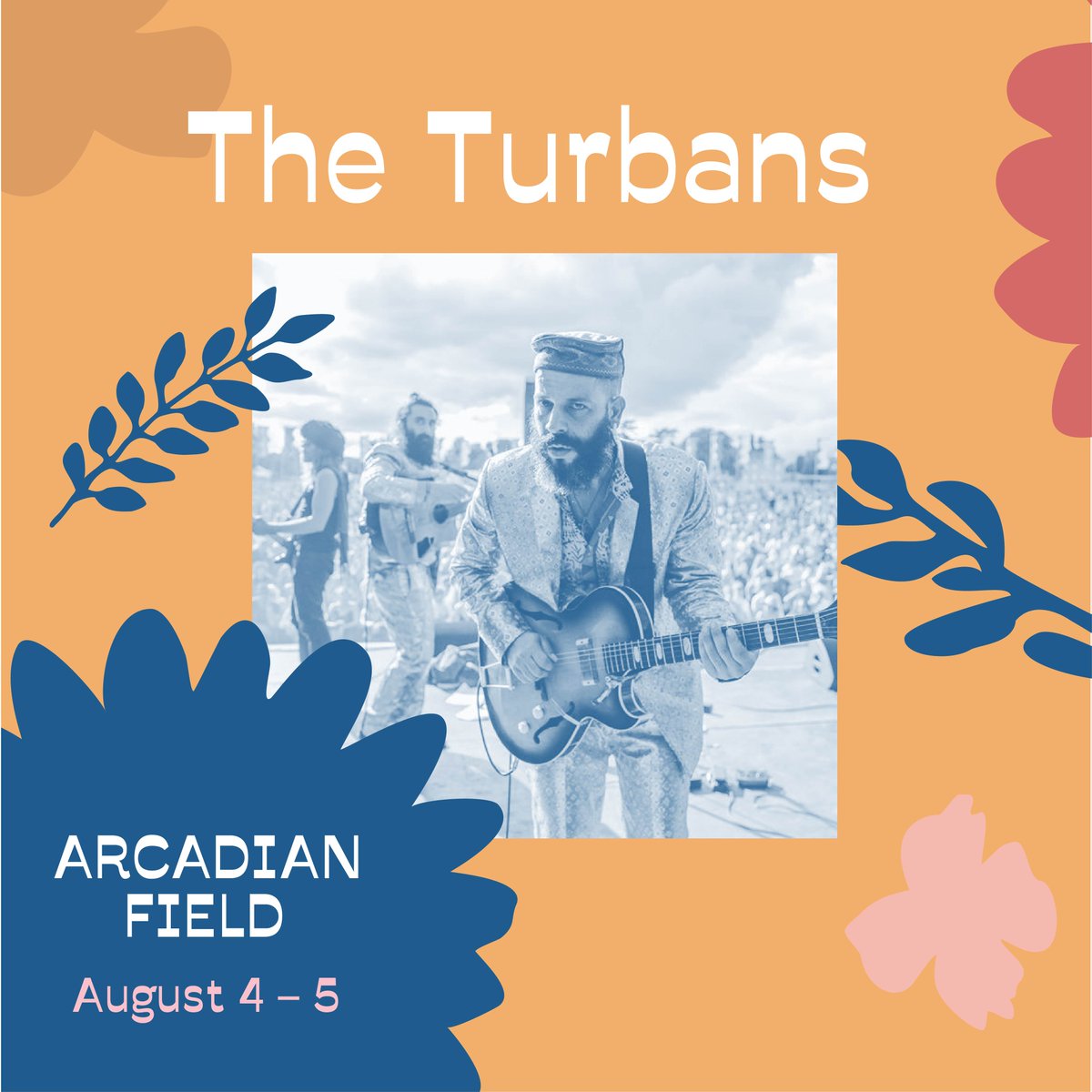The Turbans bind together musics from ‘manywhere’ with their interstellar live show which ignites the crowd. Looking forward to welcoming them to #arcadianfield 2018!