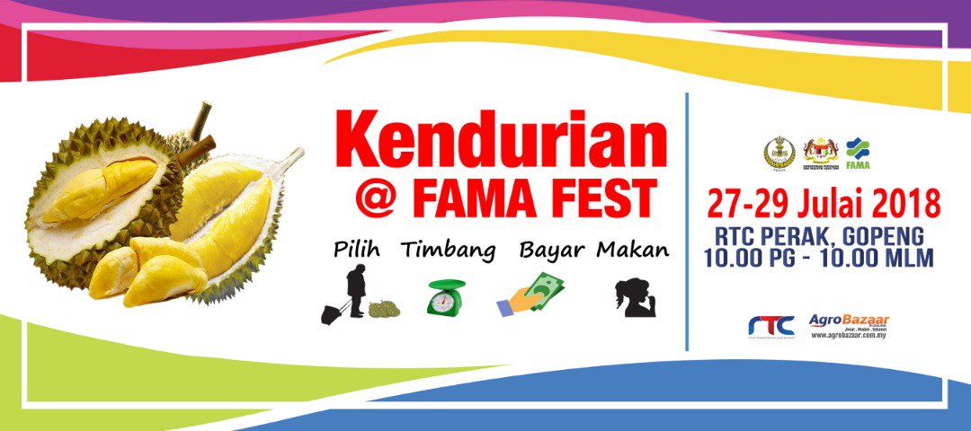 FamaNegeriPerak's tweet photo. #Kendurian @ #FamaFest2018 #RtcPerak
Besok jangan lupa moh ke Rtc Gopeng Perak 
Hari Ketiga 28 Julai 2018 (sabtu) 10pg-10mlm

Macam² aktiviti ade 
#boboi #yaya from #MAPS
#bumblebee #SpiderMan 
#fishscooping mcm2 lah..
X lupa #MakananPopular 

#famadihatirakyat
#famafest
#4F https://t.co/OdK45W81F4