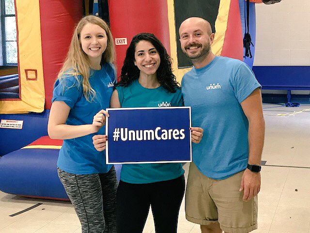 Had the best time volunteering today with my friends at <a href="/caring4children/">Chambliss Center for Children</a>! #UnumCares