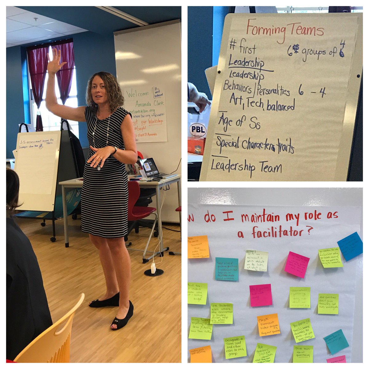 literacybean's tweet photo. Just spent 3 days collaborating with teachers from all over the world! What a knowledgeable & awesome PBL facilitator we had! @Clark21Amanda @BIEpbl @IU13 #worldclasspd https://t.co/TEWGinqwe7