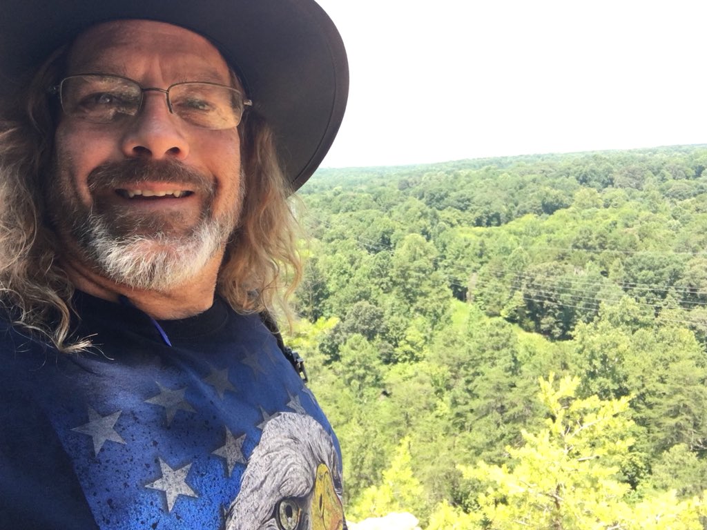 SGHSScience's tweet photo. #nc100milesinit @NCStateParks  A little bit hot, but the hike up to the Occoneechee quarry was spectacular. https://t.co/SU1j4FnKMQ