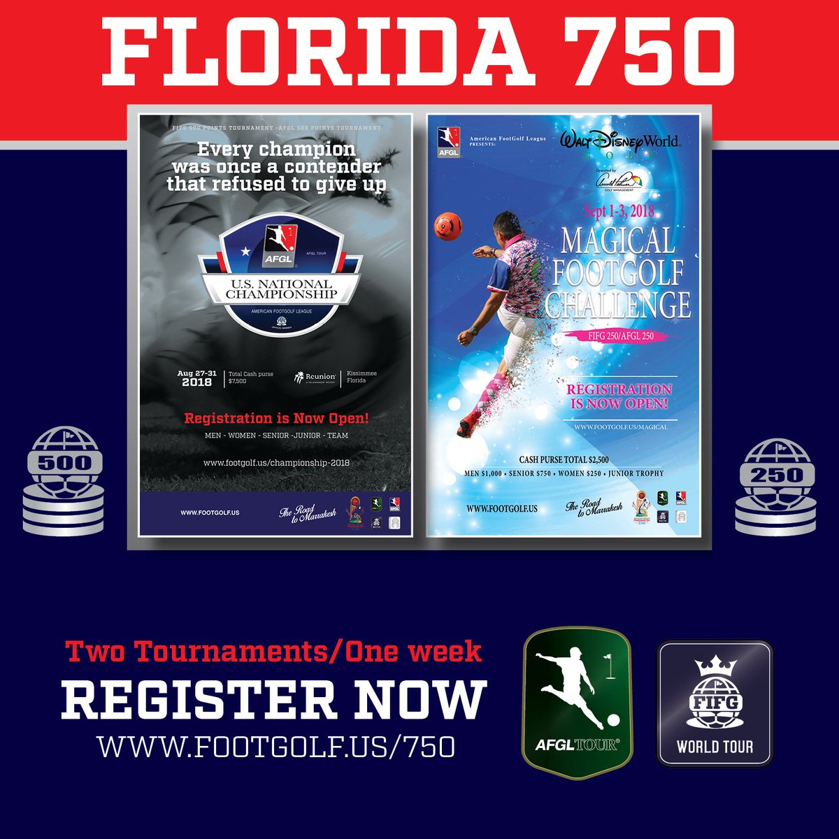 FootGolfUSA's tweet photo. AUG 27 / SEP 3 = https://t.co/os8o7gh8KO // https://t.co/SeuXKJg6D5 // https://t.co/LRck3c22ff https://t.co/vl6gh9dYKj