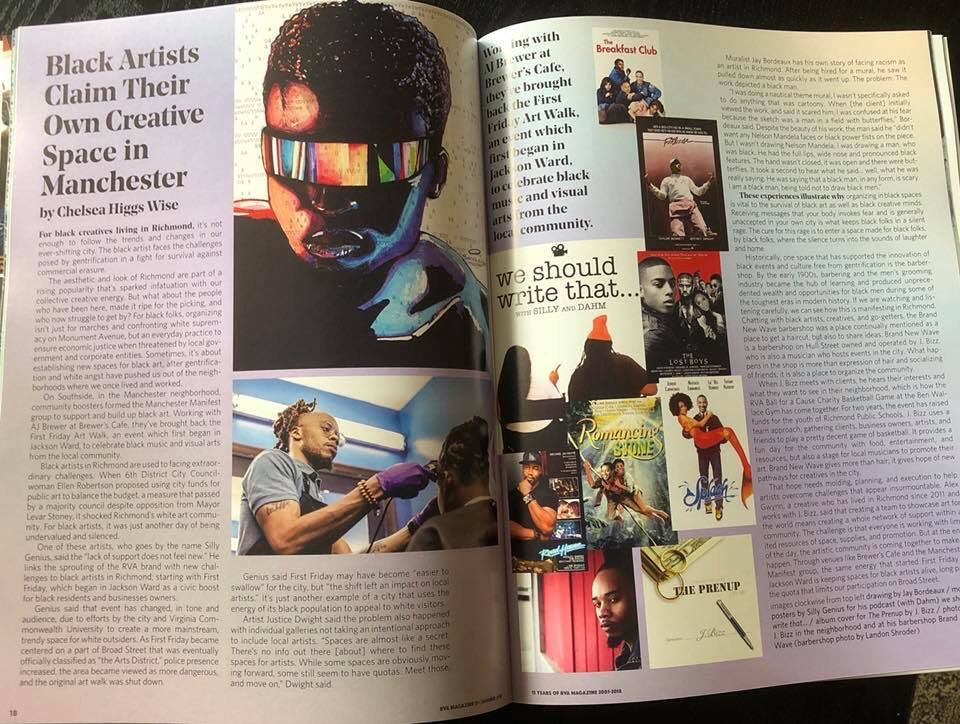 WeWriteThat's tweet photo. Read issue #33 of @RVAmag online at https://t.co/Js6F2rXoUt and check out @Silly_Genius’s interview with @ChelseaWiseRVA! #WeShouldWriteThat https://t.co/AK8e1sKYWr