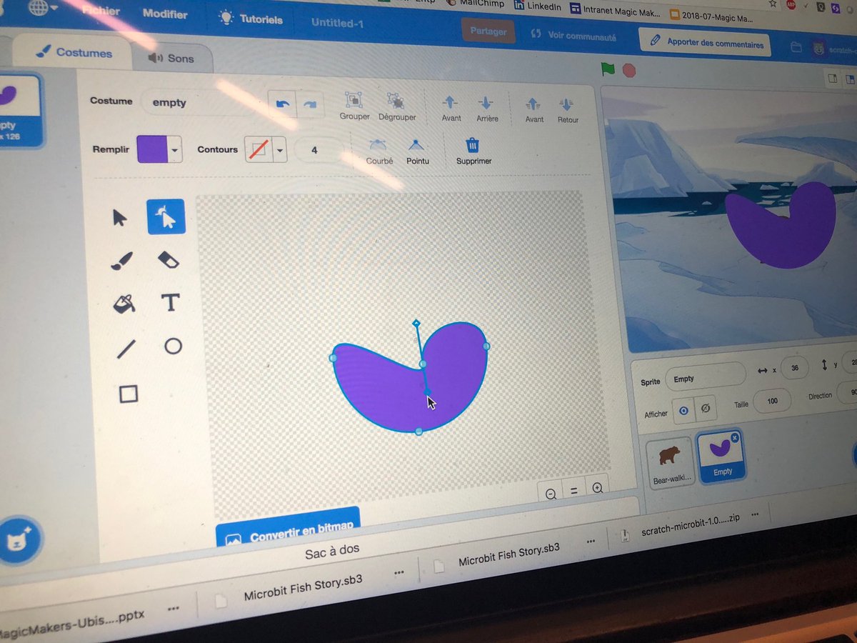 EtClaude's tweet image. Love the new @scratch 3.0 paint editor ! #ScratchMIT2018