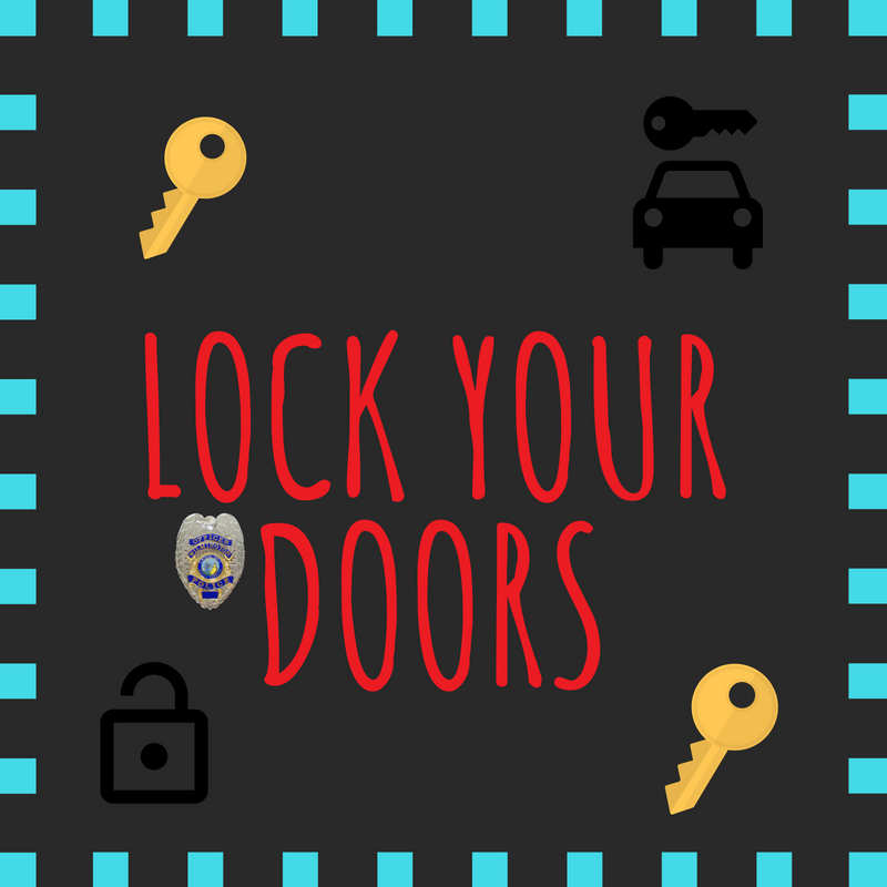 Of the 941 breaking and enterings of an automobile that WPD investigated in 2017, only 286 required force to enter the vehicle, meaning nearly 70 percent of automobiles required no force or were un-secure. In short, LOCK YOUR DOORS. #WPDWeekendReminder