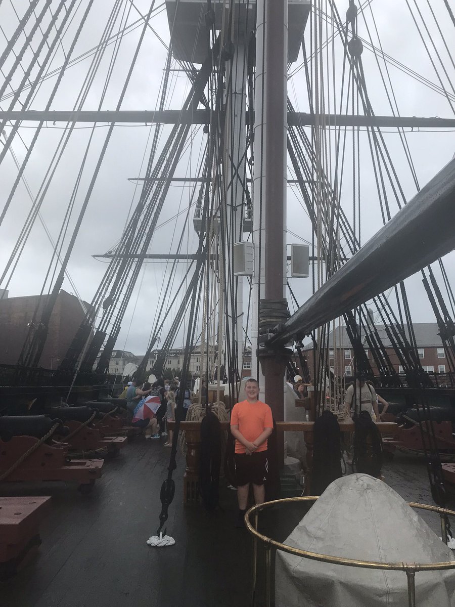 ekutcheywsd's tweet photo. Aboard the USS Constitution in Boston, Massachusetts. Taking in the sites and history along a east coast road trip. #WolvesCMe https://t.co/OiGrBBswFe