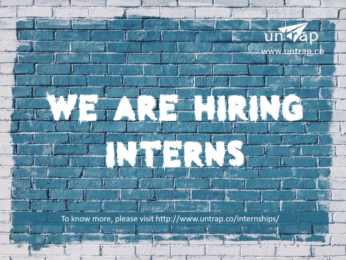 untrap_co's tweet photo. Here is your chance to be a part of the @untrap_co team!
We are currently #hiring for the following roles:
- Intern, Social Media & Content Creation
- Intern, Community Outreach
To know more or to apply , please visit https://t.co/QYIyhQmaNp
#untrap #interns #internship #career https://t.co/88ig3C8VZh