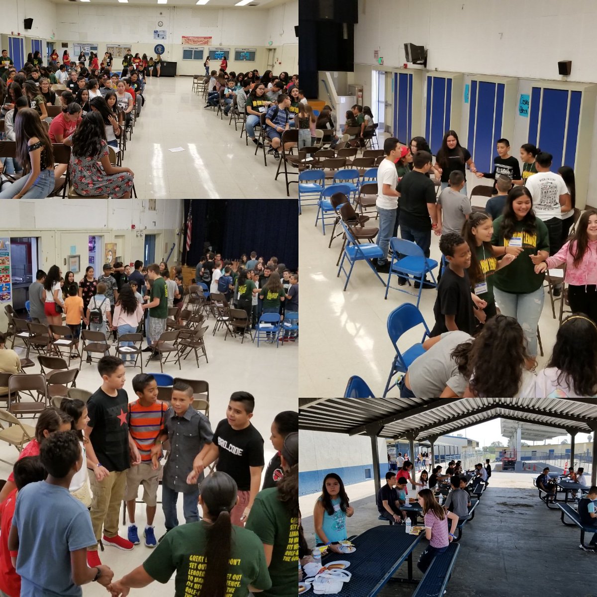 CMSWEBCrew's tweet photo. 7th grade orientation in full swing!! @ColtonJUSD @CMSFalcons_ @BoomerangPrjct https://t.co/Abe4moHDTH