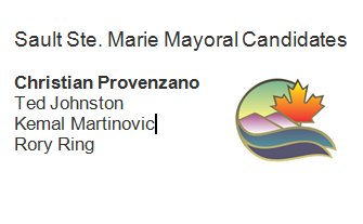 ClaudeSharma's tweet photo. Here are the (unofficial) mayoral candidates in the big 4 northeastern Ontario cities as of Friday's 2:00 pm deadline. Current mayors seeking re-election (names in bold). 11 candidates in @GreaterSudbury , 5 in @cityofnorthbay &amp; @CityOfTimmins , 4 in @CitySSM as per city websites https://t.co/pwkZ6nqnfT