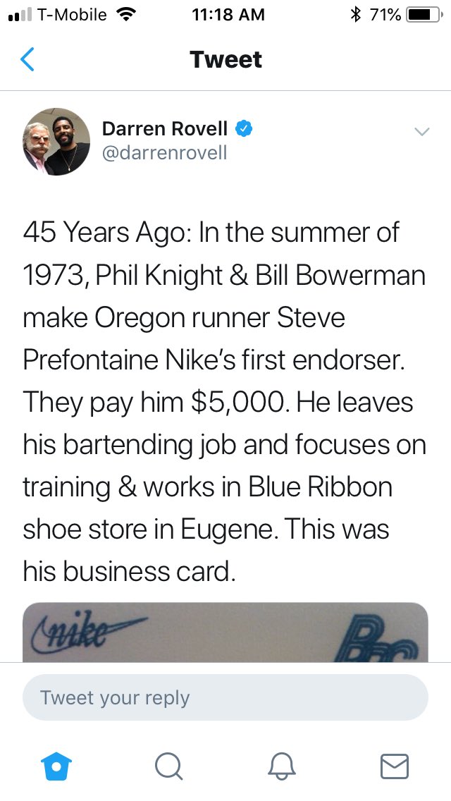 meggiekarp's tweet photo. How interesting I saw this tweet ON THE DAY I GOT MY OWN BUSINESS CARD FOR MY SHOE STORE JOB! COINCIDENCE?! #gopre https://t.co/W6uUcFjTZU