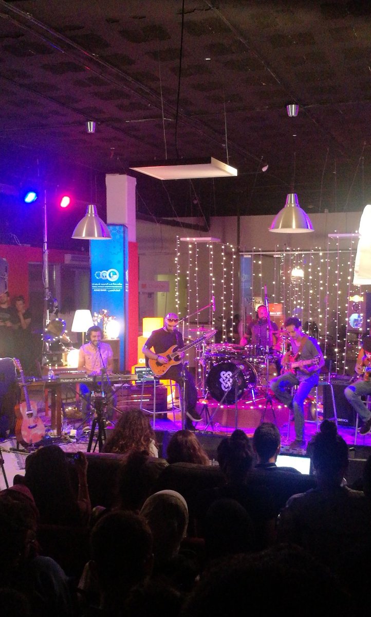 Salaseelo1's tweet photo. Tears are bursting in my eyes! Finally @HayajanBand are kicking the stage off #balafeesh @Balafeesh https://t.co/0um8MMhJhi