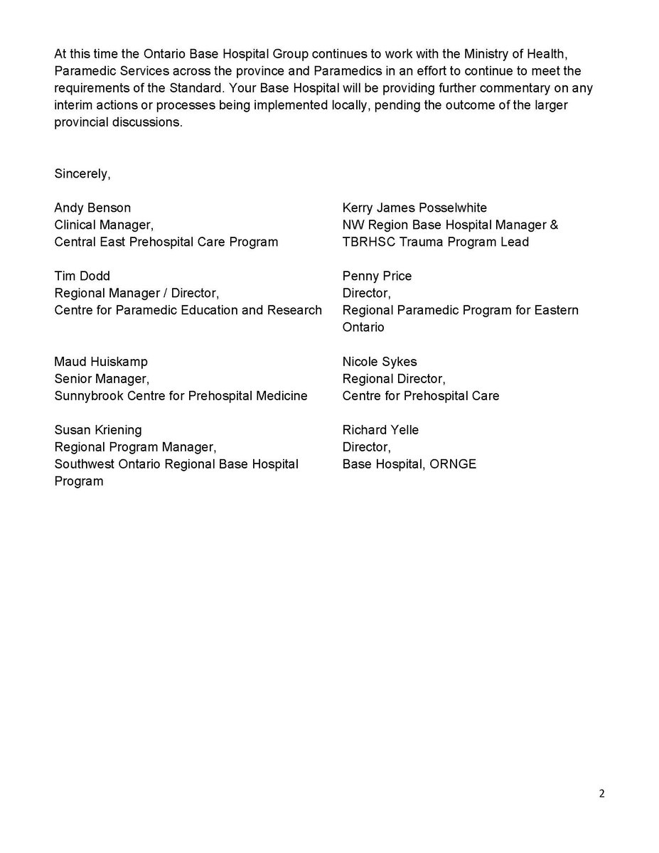 Téléchargement gratuit Images Sworbhp Sur Twitter The Ontario Base Hospital Group Obhg Has le plus cool par