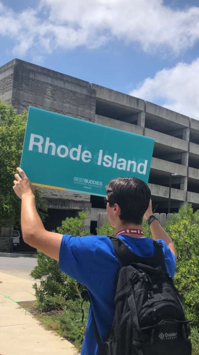 Jack Clements, center,
attended the Best Buddies International Leadership Conference in Springfield, Ind. The rising senior, who was MVP of the 2018 Division III Hockey Championship, will serve as president of Pilgrim's Best Buddies chapter this year.