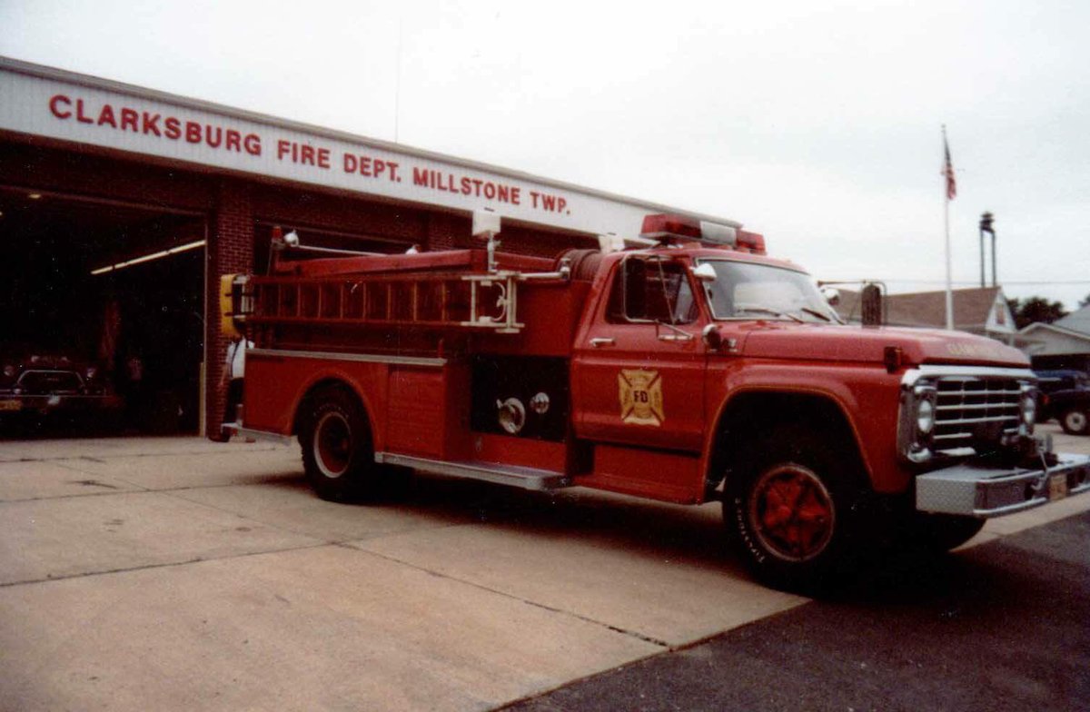 As we dry out from all the rain this we are glad it is "Fire Truck Friday". The "FTF" this week is 32-78 which was a 1977 FTI pumper on a Ford chassis. 32-78 had a 750 GPM pump with a 750 gallon tank and served Millstone till it was replaced in 1997.