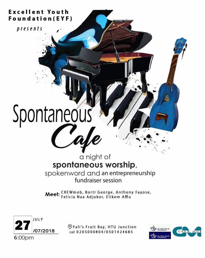officialEYF's tweet photo. All roads lead to Fali's fruit bay , HTU junction.  #Ho we have something good for you tonight , come and let's have good acoustic music. #HoWeDey #EYF 
 #MoneyAndInvestment18 https://t.co/PBUKDQ6OPk