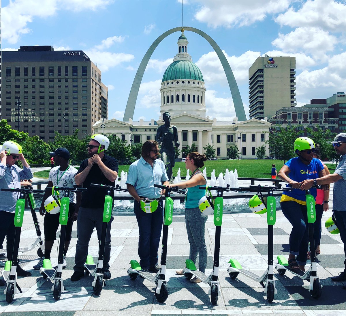 CMT St. Louis on Twitter to LimeBike Scooters great way to