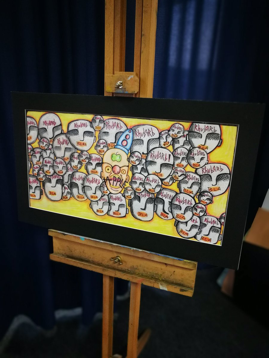 CommunARTyUK's tweet photo. And the winners of the judges vote at 'from over the wall' @WestgateStudios @artwalkwake were... 'watching' and 'but what if you don't fit'! https://t.co/ooqkUAzKA6