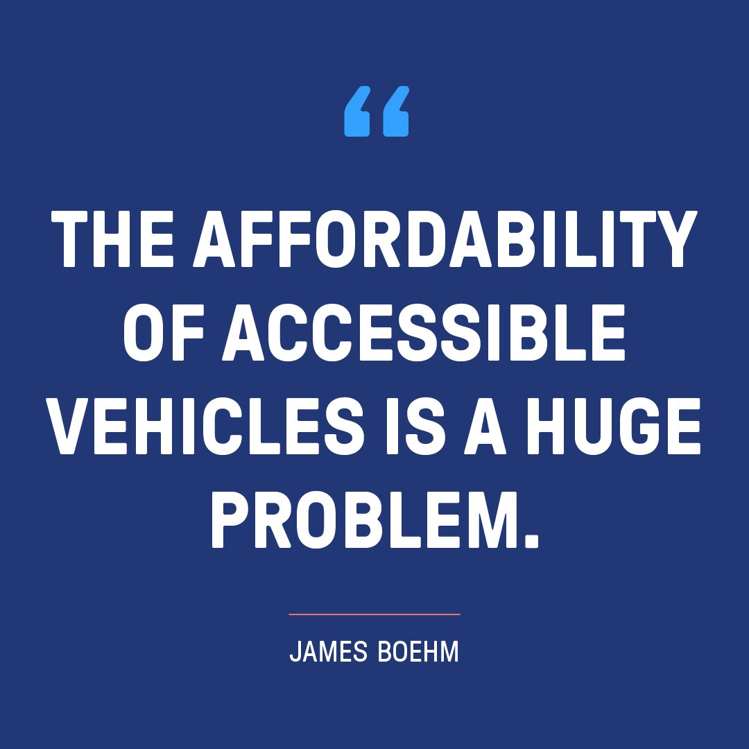 we_will_ride's tweet photo. “Before I lost my vision I was used to driving my own car, but now I’m dependent on others to get around. If the service isn’t on time, I can’t get where I want to go. Also, many drivers aren’t educated on my needs.” Read more: https://t.co/f7qCQJpNDZ  #WeWillRide https://t.co/uyGvN3WQxf