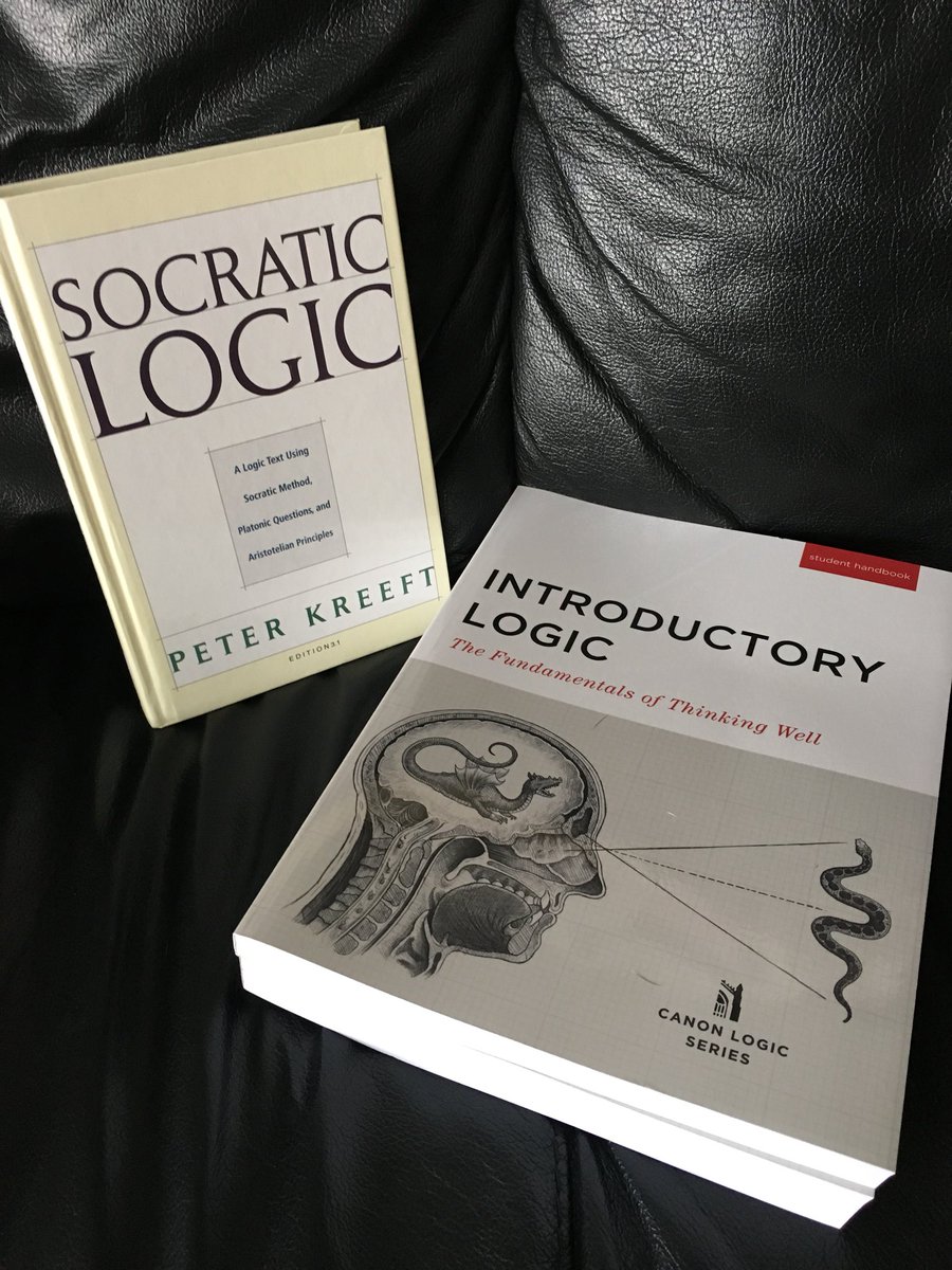 ClassicalFirst's tweet photo. Thinking, whether good or poor, forms an individual’s worldview. #Logic seems to be the missing piece in most efforts to teach the Christian worldview today. At FBCA in #Kamlops, we aim to teach our students to think well, and #logically. Check out our Grade 7 Logic Curriculum! https://t.co/aJZ1JKHccs