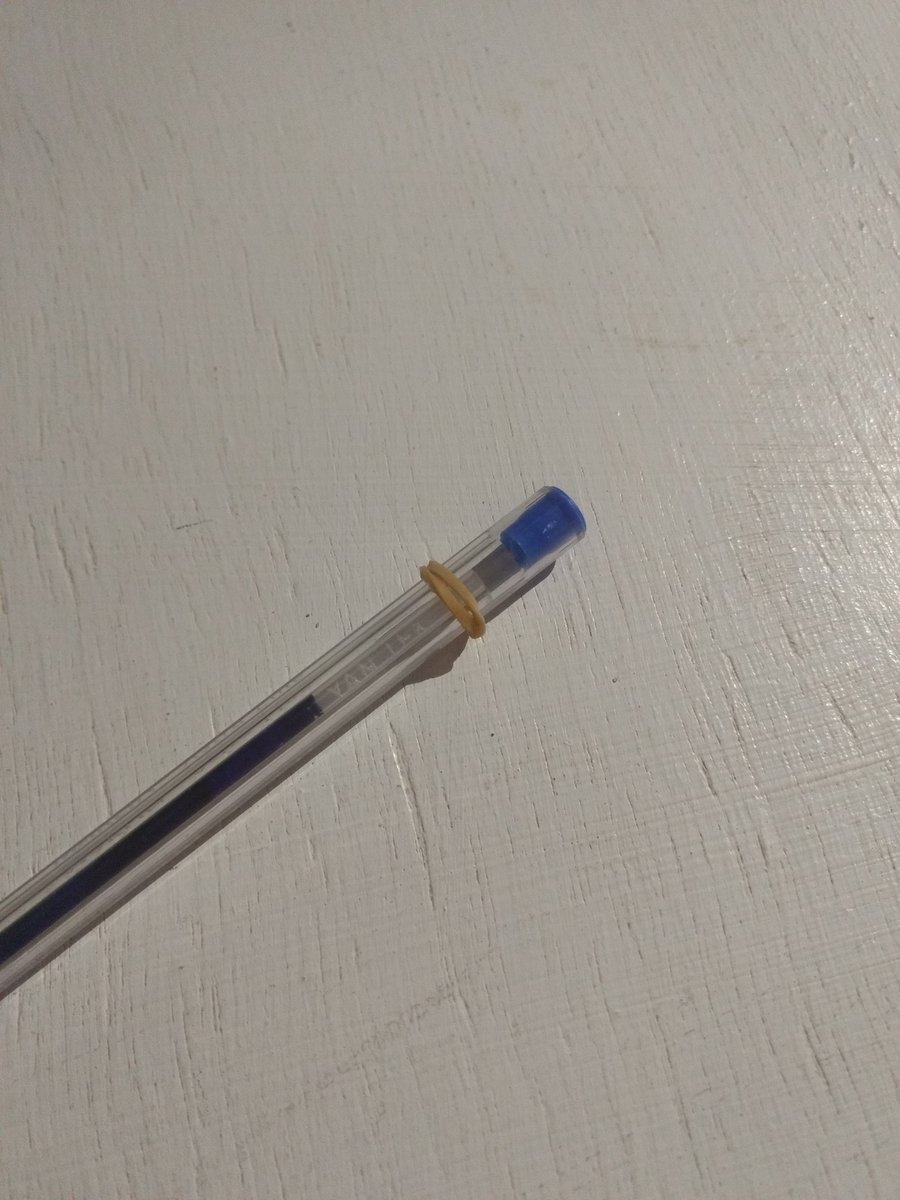 I've seen this so many times I just have to ask, anybody know why we put rubber bands on pens??