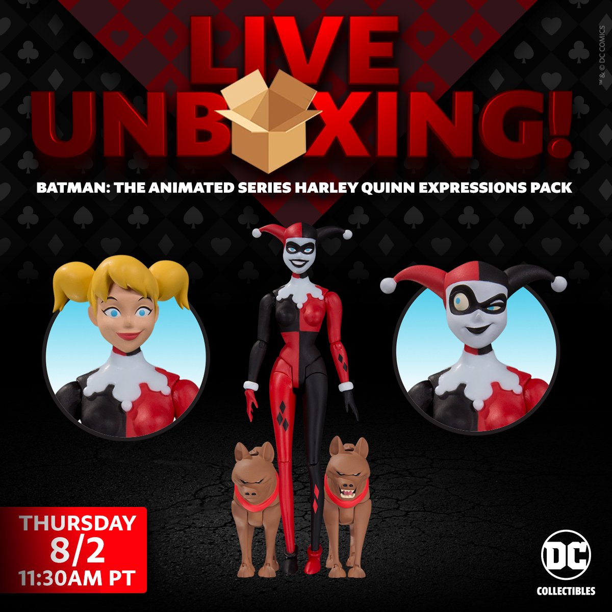 batman the animated series harley quinn expressions pack