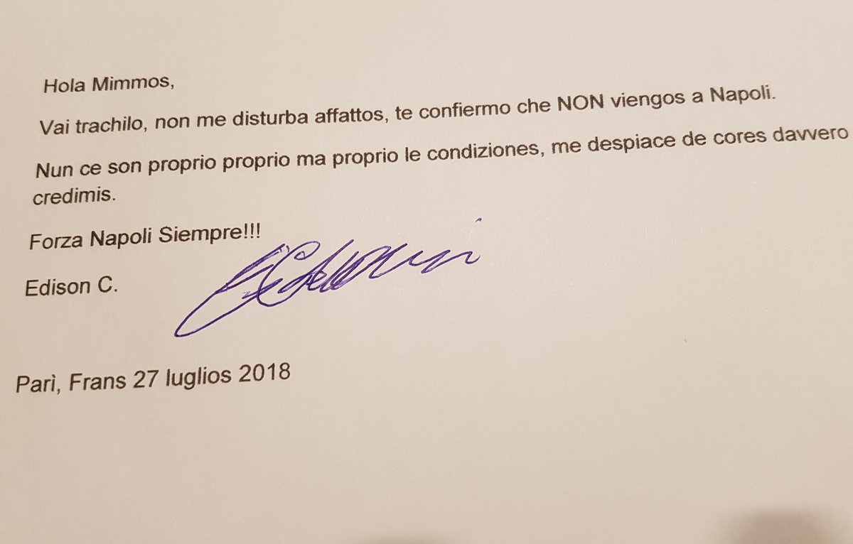 mimmopesce1's tweet photo. INCREDIBILE!!!! ESCLUSIVA 💣💣💣💣💣
EDISON mi ha inviato, su mia richiesta, un messaggio wuozz !!!!!
E con questo mettiamoci una pietra sopra. https://t.co/FbJ4RL5aKf