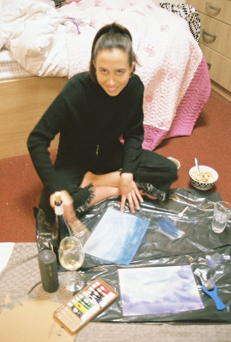 annncarter's tweet image. Week 1 photo challenge: A- Lake District B- Outside the Notre Dame C- Attempting to paint in Chester #com112