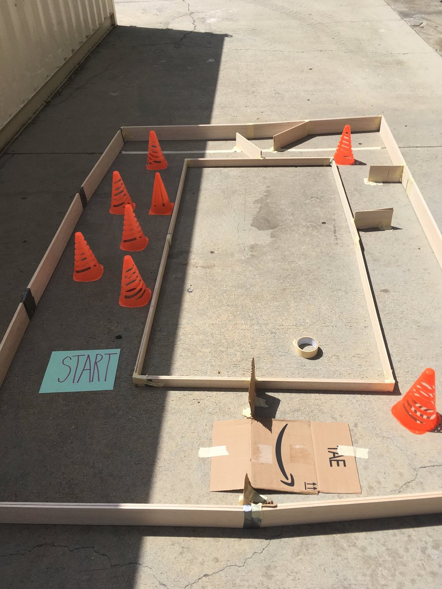 APPcampUCI's tweet photo. During @APPcampUCI 1.0, students learn block based coding with @scratch and @MITAppInventor to build custom apps. They also had some exciting @Sphero challenges with a custom obstacle course. Memories of #MarioKart #DigitalMaking #coding #girlswhocode @UCIbrenICS @UCIrvine https://t.co/3npby4vjoD