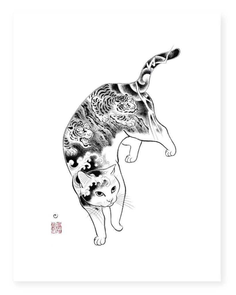 Jonny Pa Twitter Some Friday Inspiration And Fun Love These Monmon Cats By Master Japanese Tattoo Artist Kazuaki Horitomo Kitamura T Co 5lcl3hfyvn Twitter