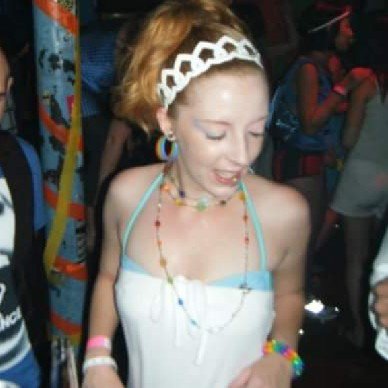 MegaaaGrateful's tweet photo. Rainbow outfit and makeup were on point for that Beach Bang! #10yearsago #thebang #beachbang @BlindPigAA @BangDanceParty https://t.co/hTAe8ExJ5k