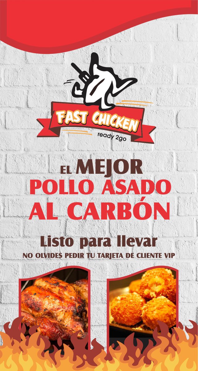 ChickenFast's tweet photo. No olvides pedir tu tarjeta VIP. 

Entre más visitas… más descuentos y hasta UN POLLO GRATIS 🍗 https://t.co/MjAOJrDZvQ