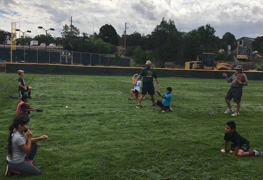 YavapaiCollege's tweet photo. YC Athletics coaches and players hosted a 3rd-annual, multi-sport clinic for Yavapai-Prescott Indian Tribe youth earlier this month.
#YCsoccer
#YCbaseball
#YCsoftball
#Goroughriders
#YPIT https://t.co/u9ZWUoA4oC