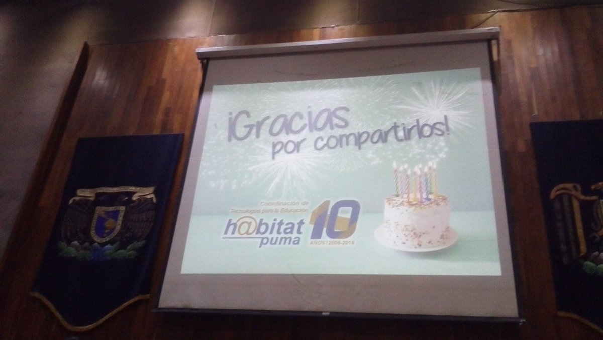 lissclope's tweet photo. #educatic2018 y h@bitat 10 años!!!! https://t.co/Z0uVBXsXOb