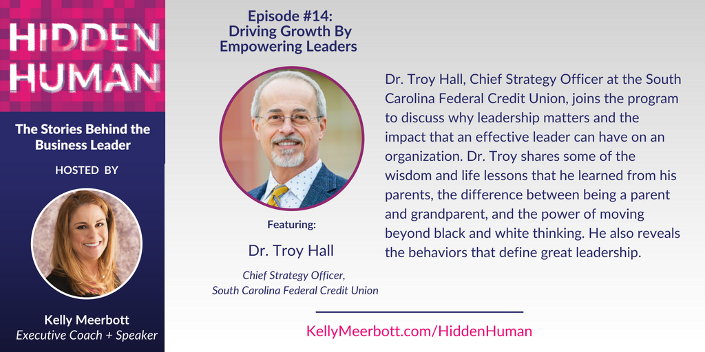 KellyAMeerbott's tweet photo. Listen to the latest Hidden Human podcast with @drtroyhall "We are helping leaders to develop their character because that's the part of the relationship that everyone connects to." - #leadership #empower #hiddenhuman https://t.co/juyptZpfN8 <-- corrected link https://t.co/qkNtz46rMq