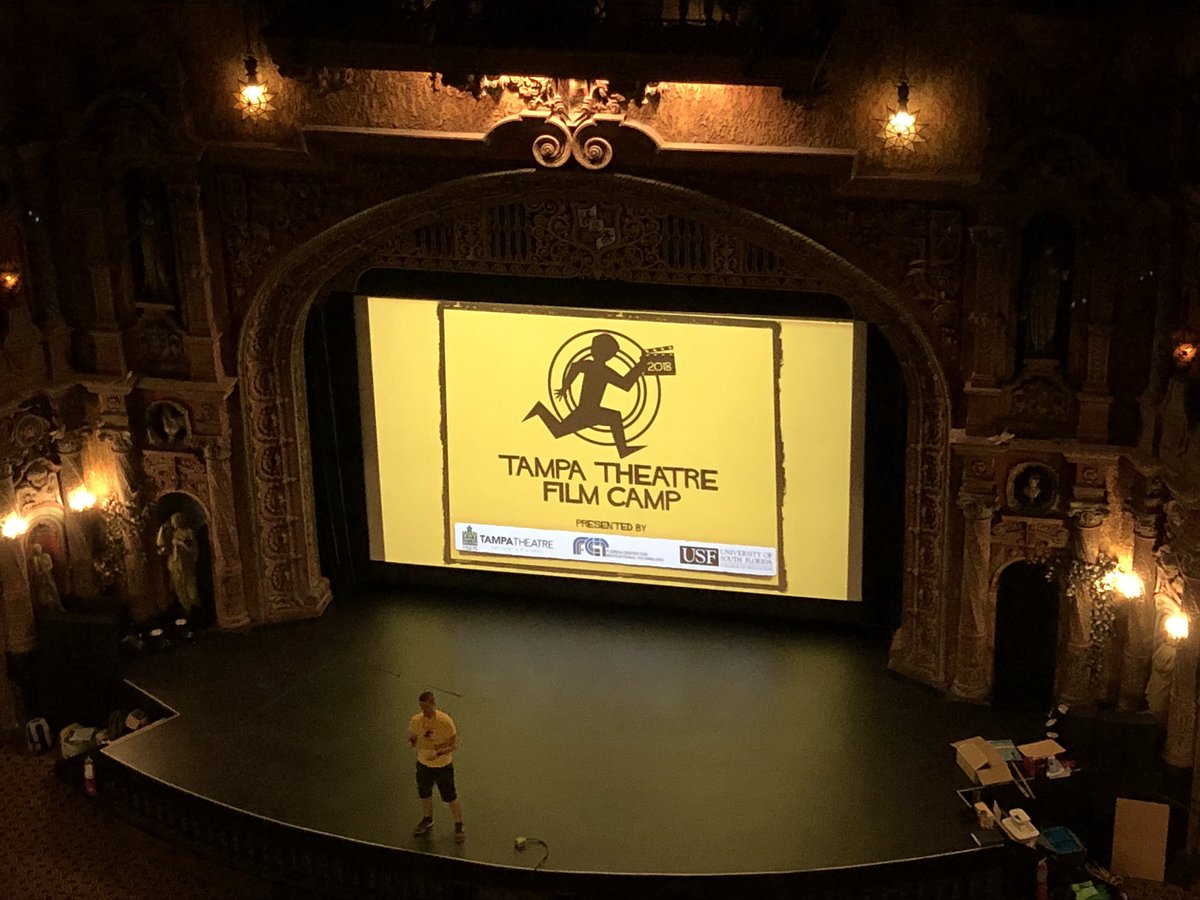 jlwelsh's tweet photo. Last day of film camp for the summer! I love these people, this place, and this camp! #tampatheatrefilmcamp https://t.co/de7RHoSO3f