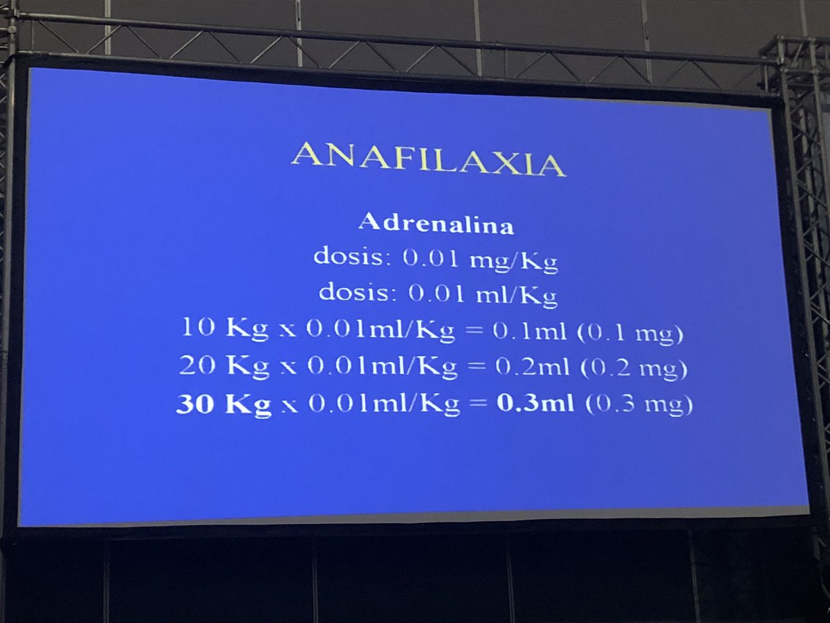 ednarobles1's tweet photo. ANAFILAXIA 

Tratamiento—>>ADRENALINA

Dosis Pediatrica 

#COMPEDIA

Guarden este tuit https://t.co/8sGDMowYe9
