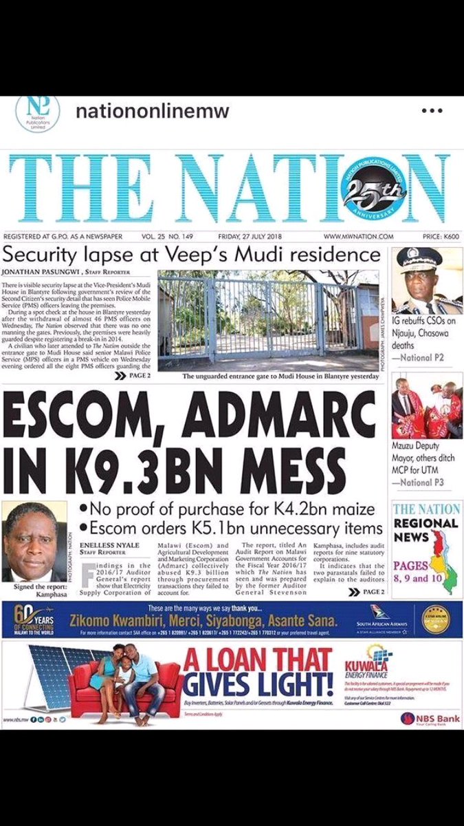 Cry my beloved #country #Malawi. Why do these so called leaders steal from their own pot? what future are we passing on to the  children? Please have principles and stop this nosense otherwise we are headed in a very bad direction. 
#stopcorruption #STOP #CORRUPTION