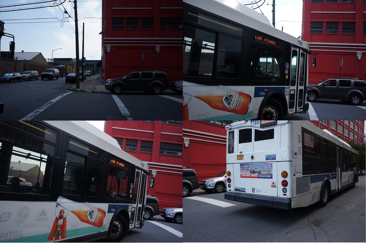 The most dangerous drivers in the Bronx are not unlicensed drivers but menaces like this <a href="/NYCTBus/">NYCT Bus</a> driver. Failure to yield S.B on Walnut, RT turn onto E 134th Street, 7/27/2018, 2:59 pm. Note: In the 1st pic I am already on my way across the street, Bus #7785 plate AT8610