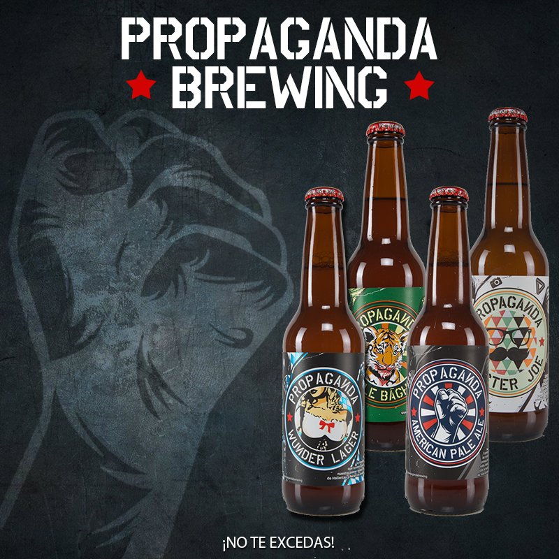 PropagandaBrews's tweet photo. Nuestro objetivo, conquistarte al producir las mejores cervezas. ¡Pruébala!
#PropagandaBrewing #CervezaArtesanal #CraftBeer https://t.co/sPmj9T7XZl