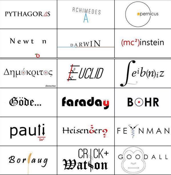SteveStuWill's tweet image. If great scientists had logos…