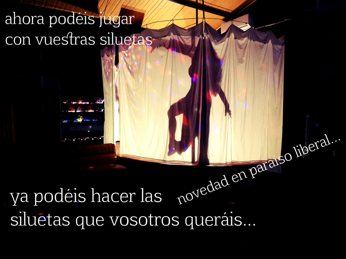 En paraíso liberal seguimos innovando para el disfrute y diversión para nuestros amigos swinger nuevo juego de siluetas eróticas ¡¡ la muestras o te la muestran !!