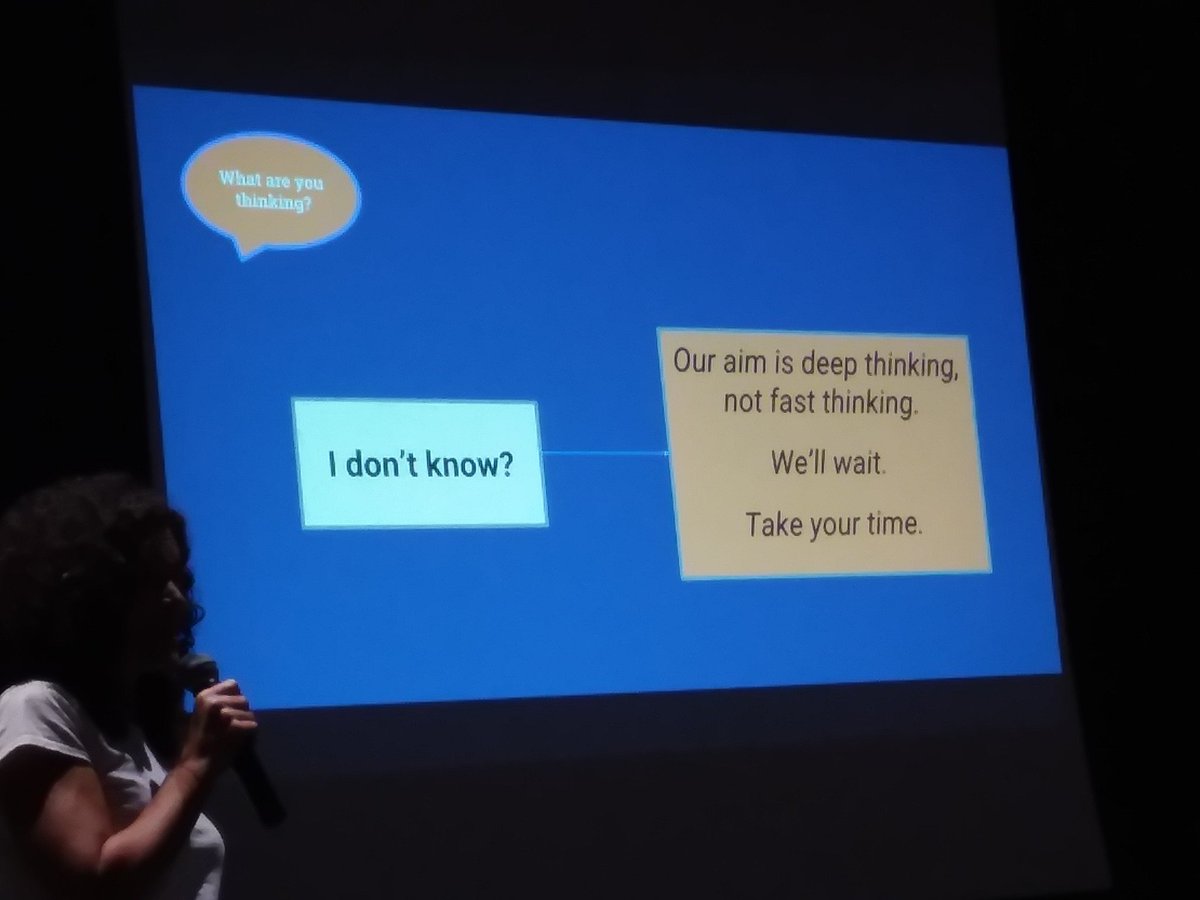 tomlittogether's tweet image. @pranikoff gives an answer to tge IDK dilemma ala @EllinKeene. #parsum18 @Paramus_Schools @HeinemannPub #littogether