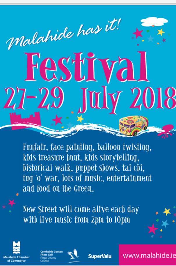 It's that time of year again. Malahide Festival, is on this weekend. Loads of fun entertainment for all the family. 🙌 #malahidehasit 👇<a href="/EVENTSinFingal/">Events in Fingal</a> <a href="/enjoymalahide/">Enjoy Malahide</a>