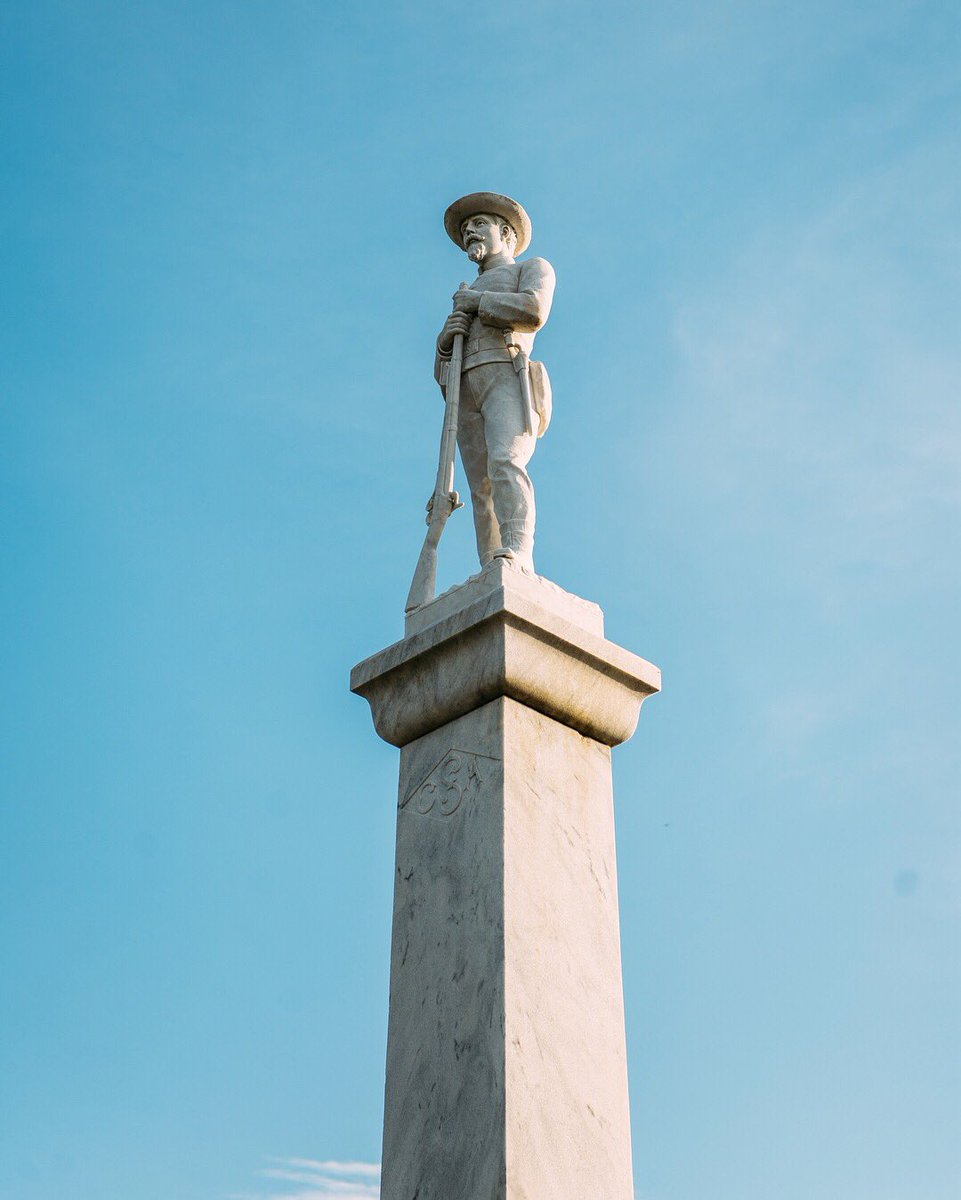 LkldPhoto's tweet image. The Munn Park monument was erected in 1910 by the #Lakeland Chapter of the United Daughters of the Confederacy. It’s made of marble, stands 26 feet tall and features a uniformed Confederate private soldier. Today, 120 years later, the monument is being relocated. #LkldPhoto